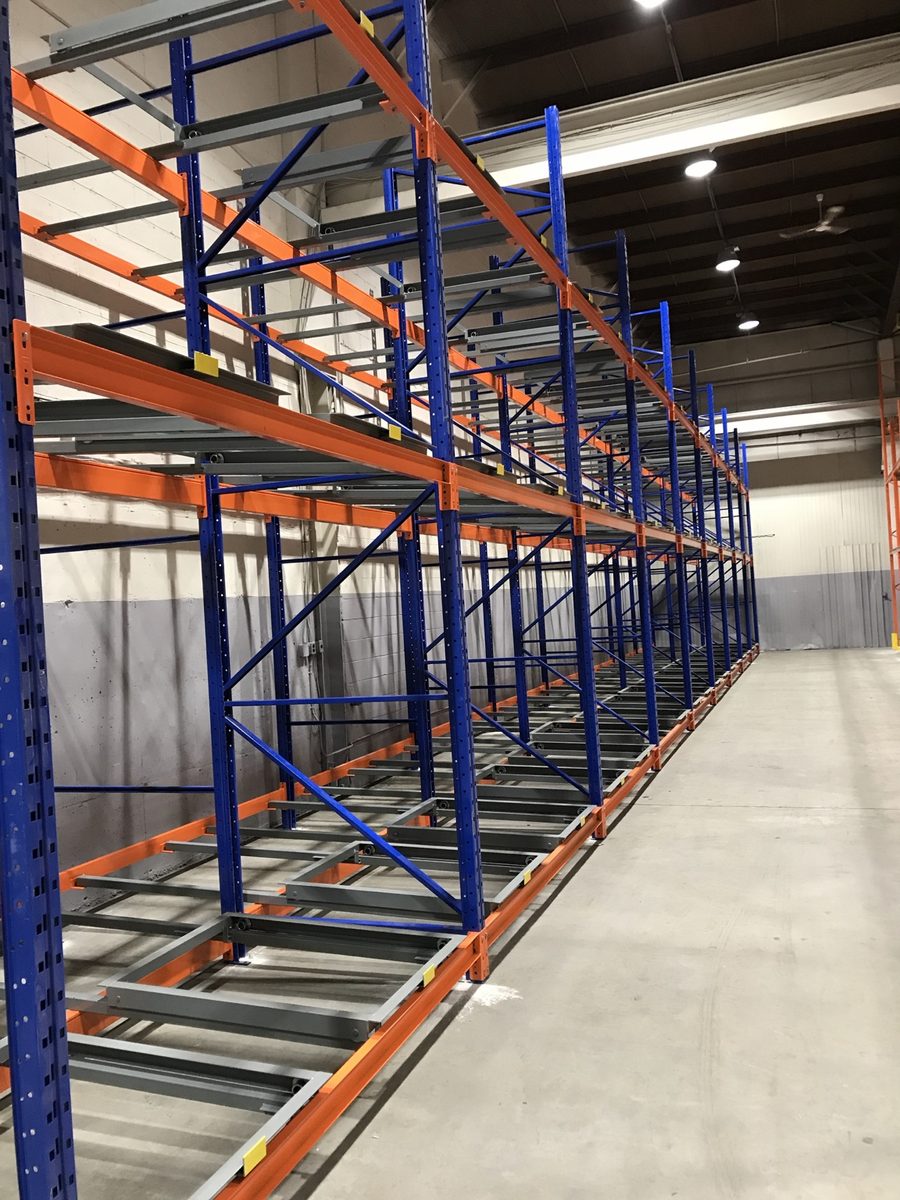 Pallet racking installé au Québec